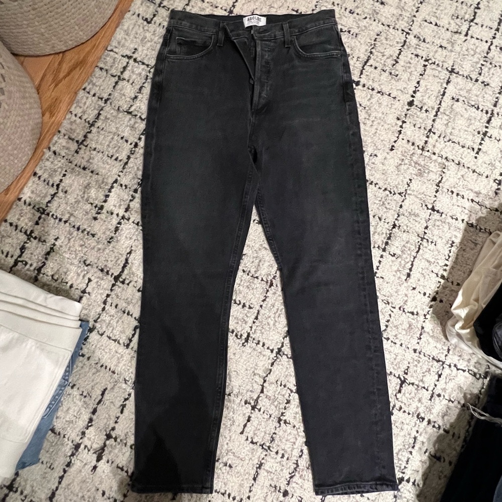 AGOLDE Skinny Black Jeans